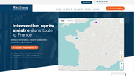 Real-world website example using a WordPress Google Maps locations plugin