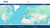 Travel website using a multi location map on WordPress