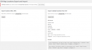 Import and export locations using KML and GPX formats