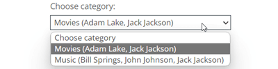 Choosing Categories