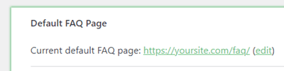FAQ Index