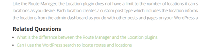 Related Questions Widget