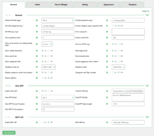 General Settings