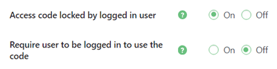 Lock invitation code once used by a logged-in user