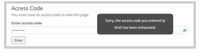 Restrict invitation code usage to specific IP addresses