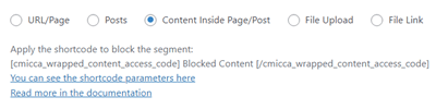Restrict part of a page using invitation codes