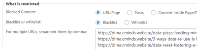 Set whitelisted or blacklisted URLs for invitation code access