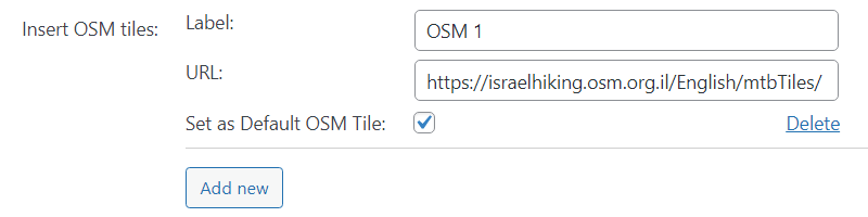 Additional map layers and tiles from OpenStreetMap on a WordPress map